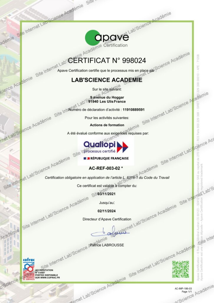 certificat qualiopi